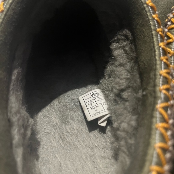 Men’s Ugg Tasman Slipper Burnt Olive Green - Picture 4 of 4